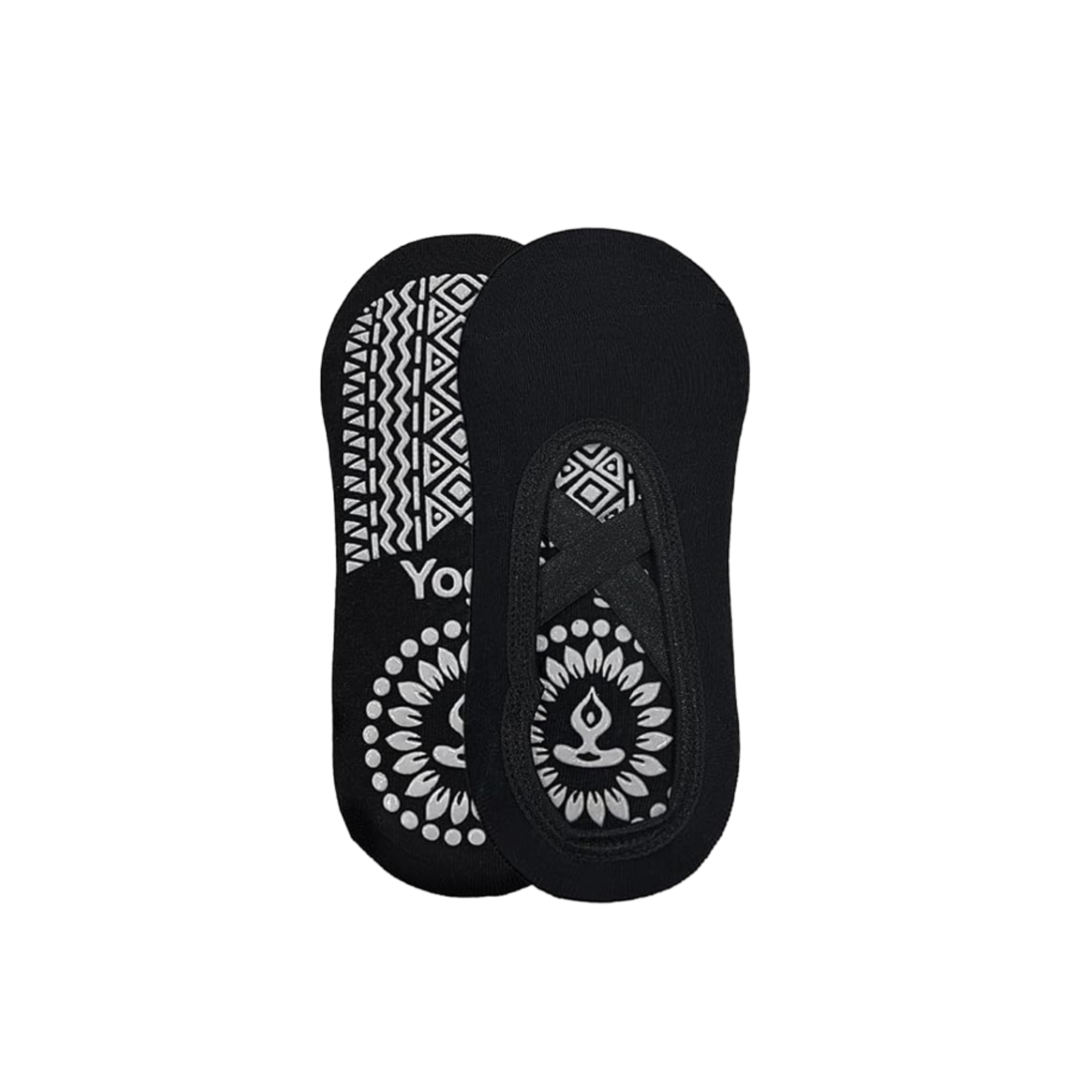 Pilates Gripsokken – Laag | Zwart